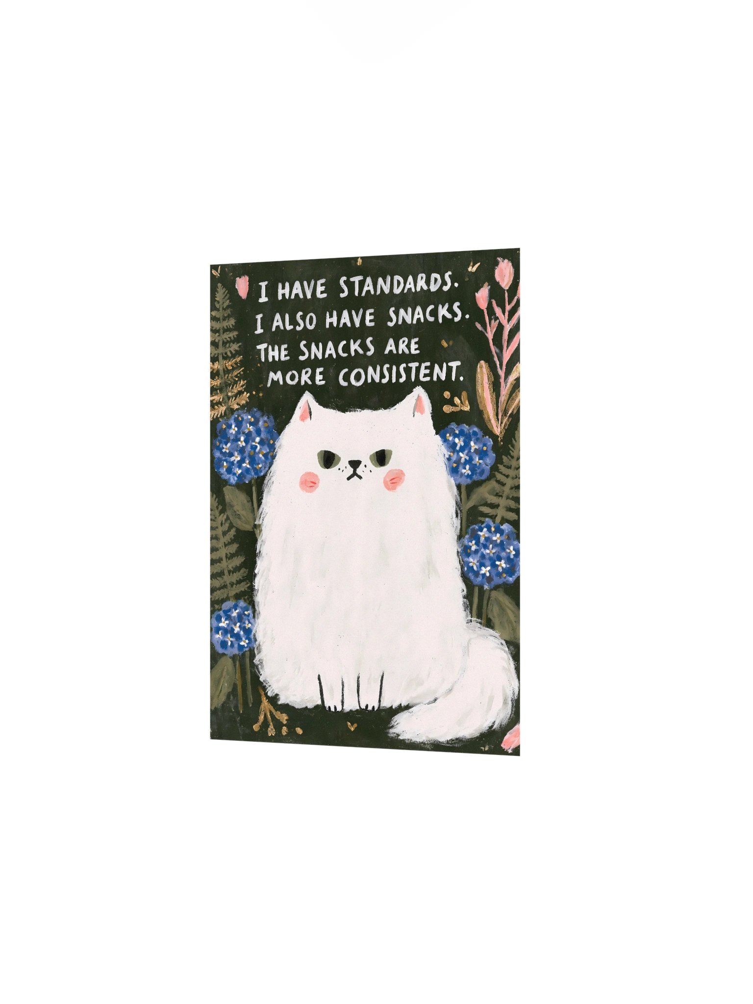Snacks Are More Consistent Cat Poster product image (17)