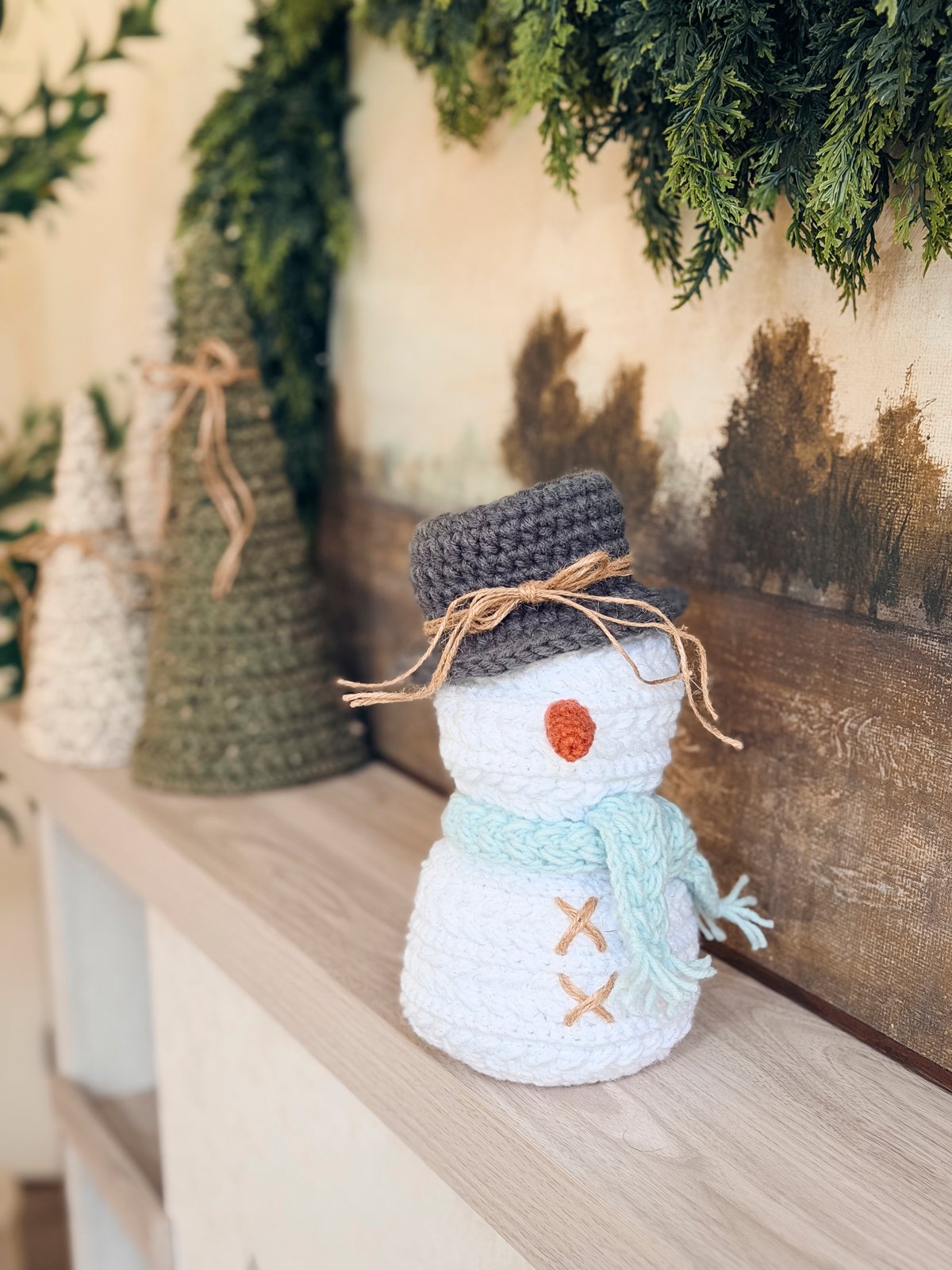 Wheat Stitch™ Snowman Crochet Pattern product image (10)