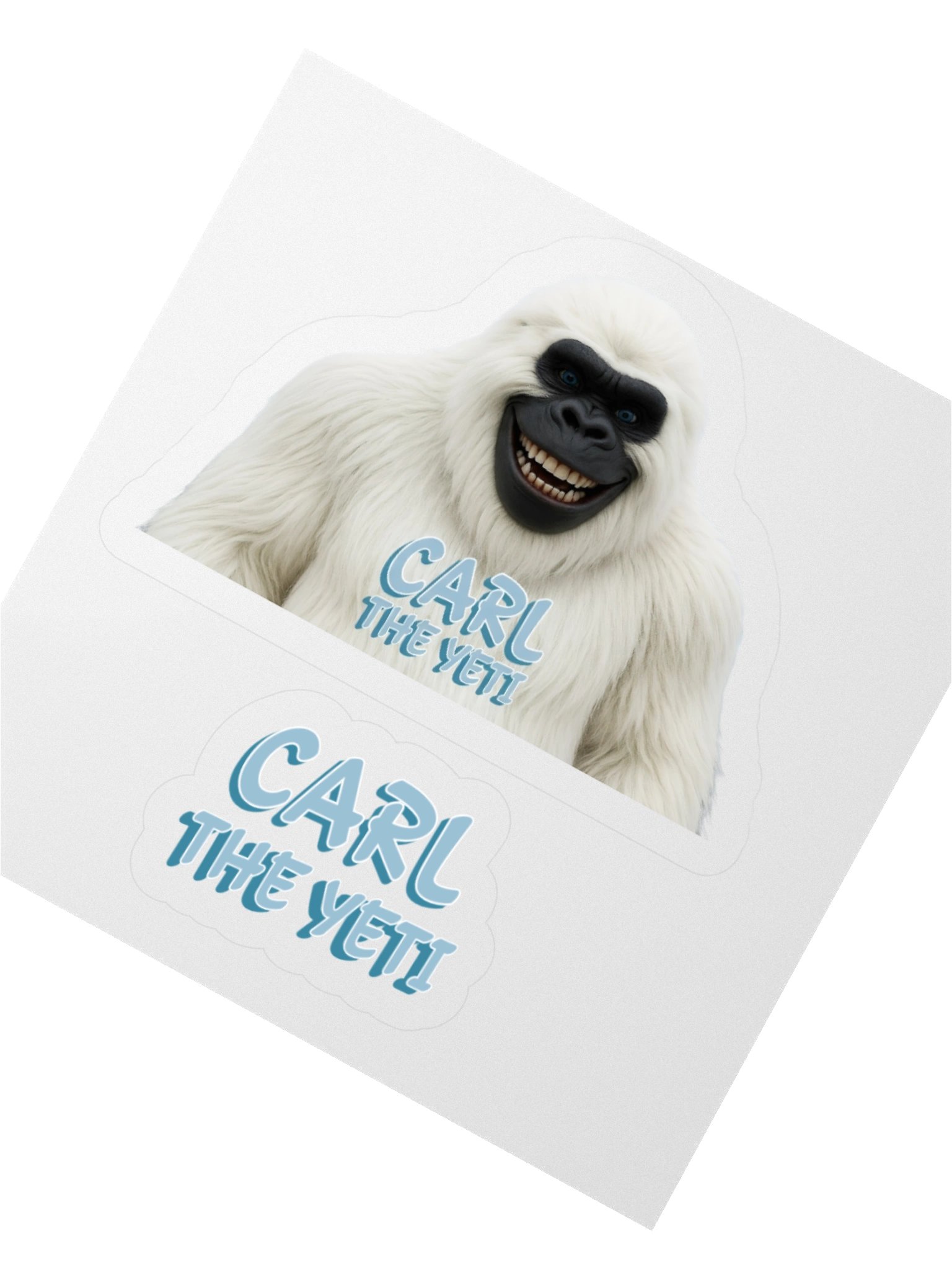 Carl the Yeti Kiss Cut Stickers product image (3)