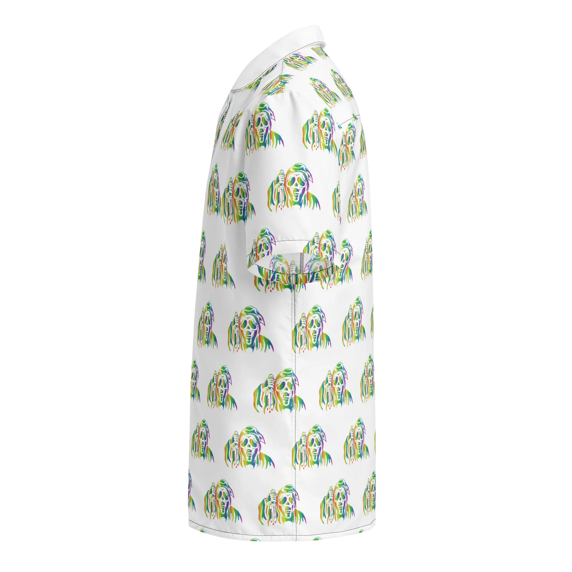 Rainbow Ghost Hawaiian Shirt product image (3)