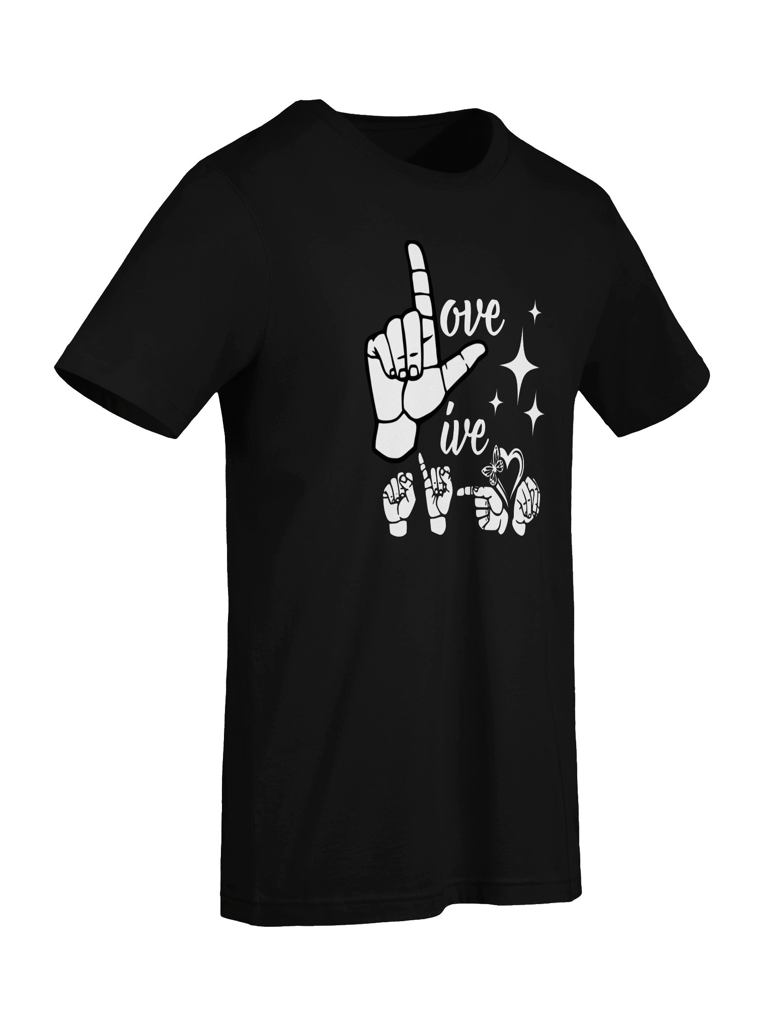 Live Love Sign ASL Tee product image (7)