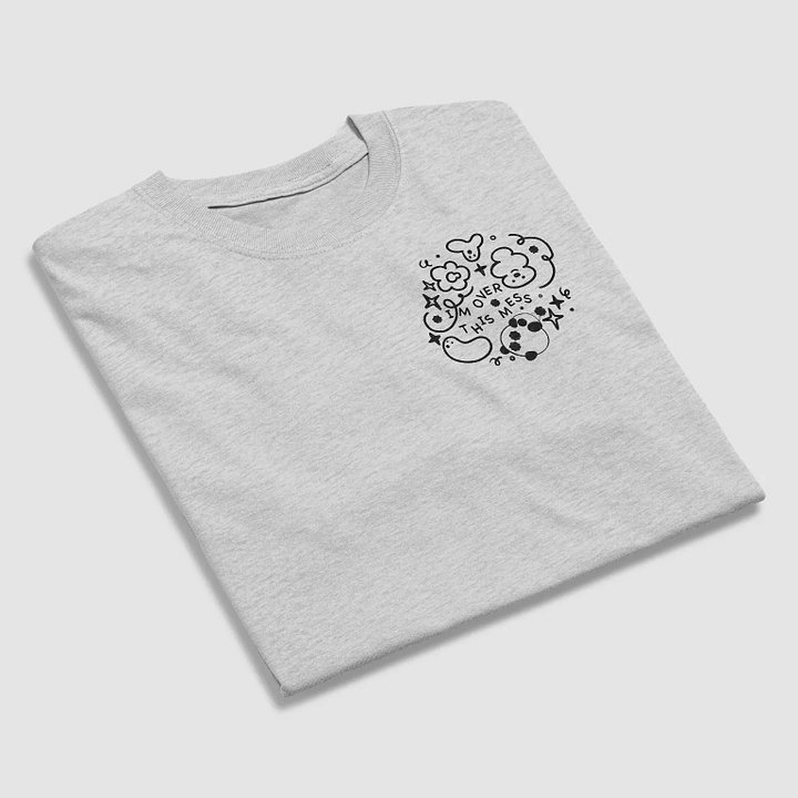 Over this mess Clown 🗯️(B/W) product image (2)