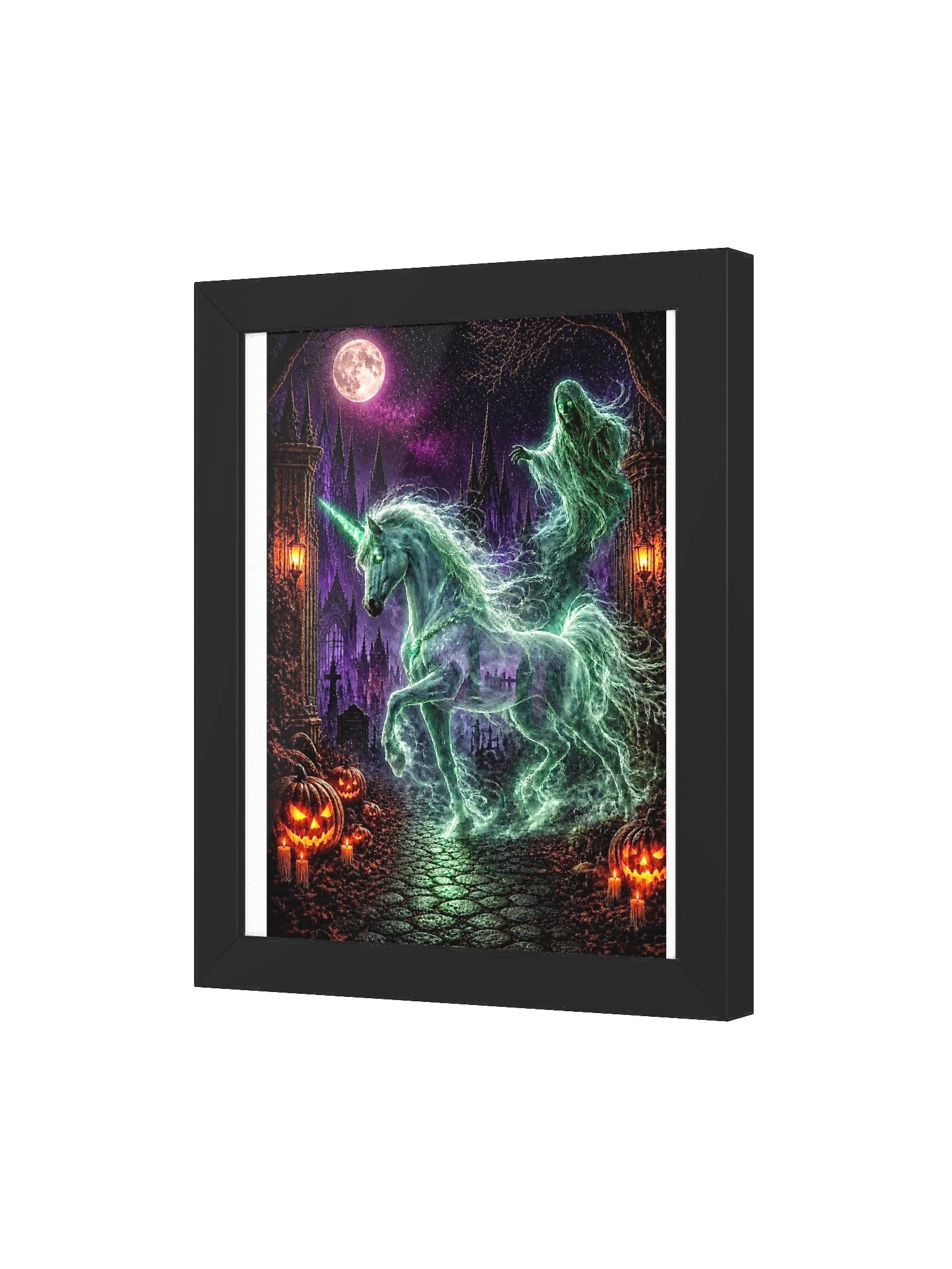 Halloween Unicorn Framed Poster III product image (103)