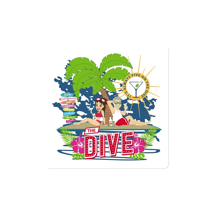 Tropical Dive Die-Cut Magnets product image (2)