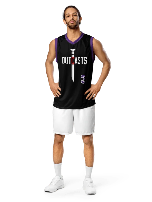Outcasts Basketball Jersey Purple/Black product image (1)