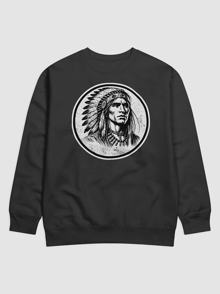 Feathered Headdress Portrait Sweatshirt product image (1)