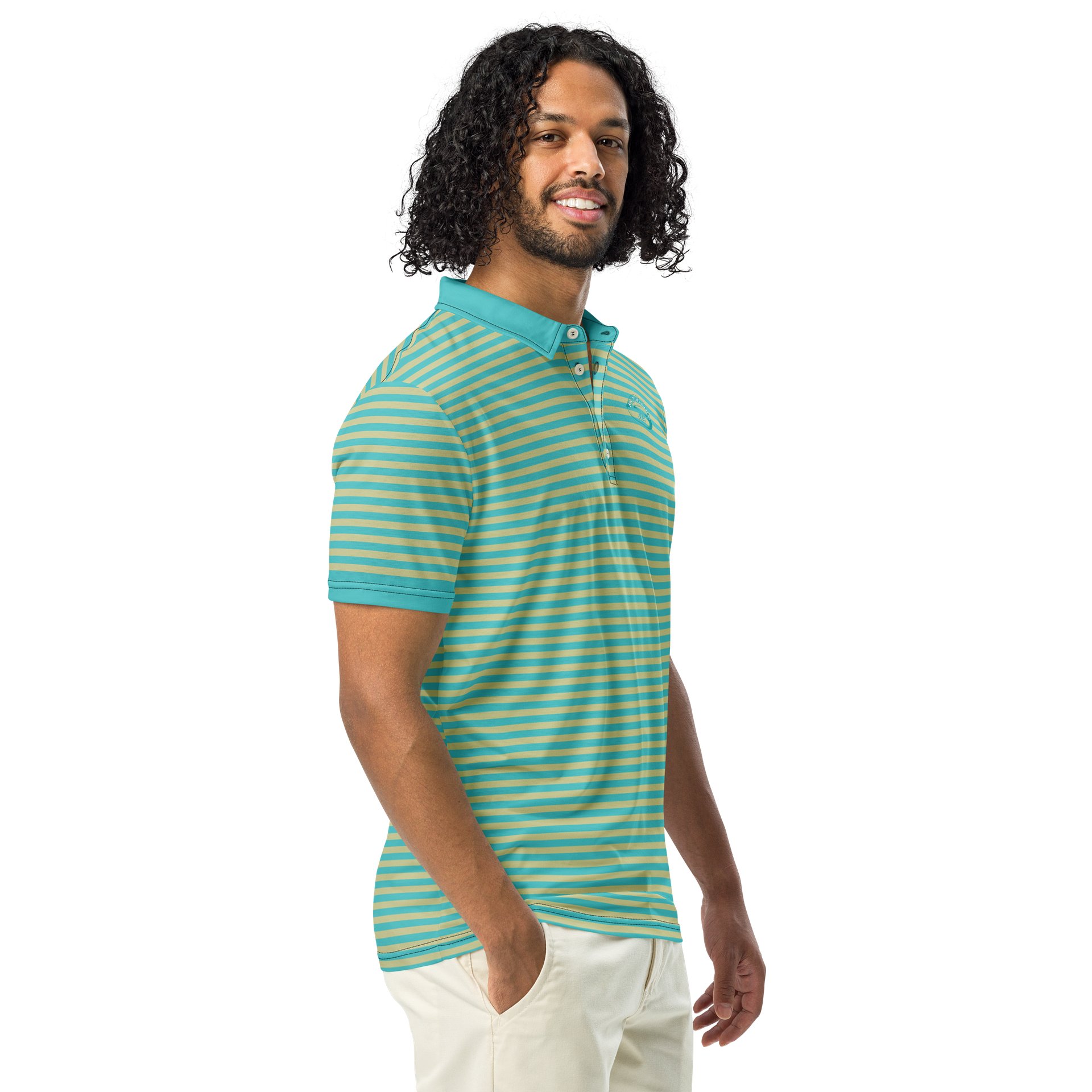 Green Stripped Polo product image (1)