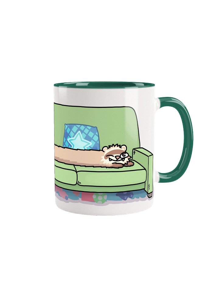 Long Ferret on Sofa | Mug product image (1)