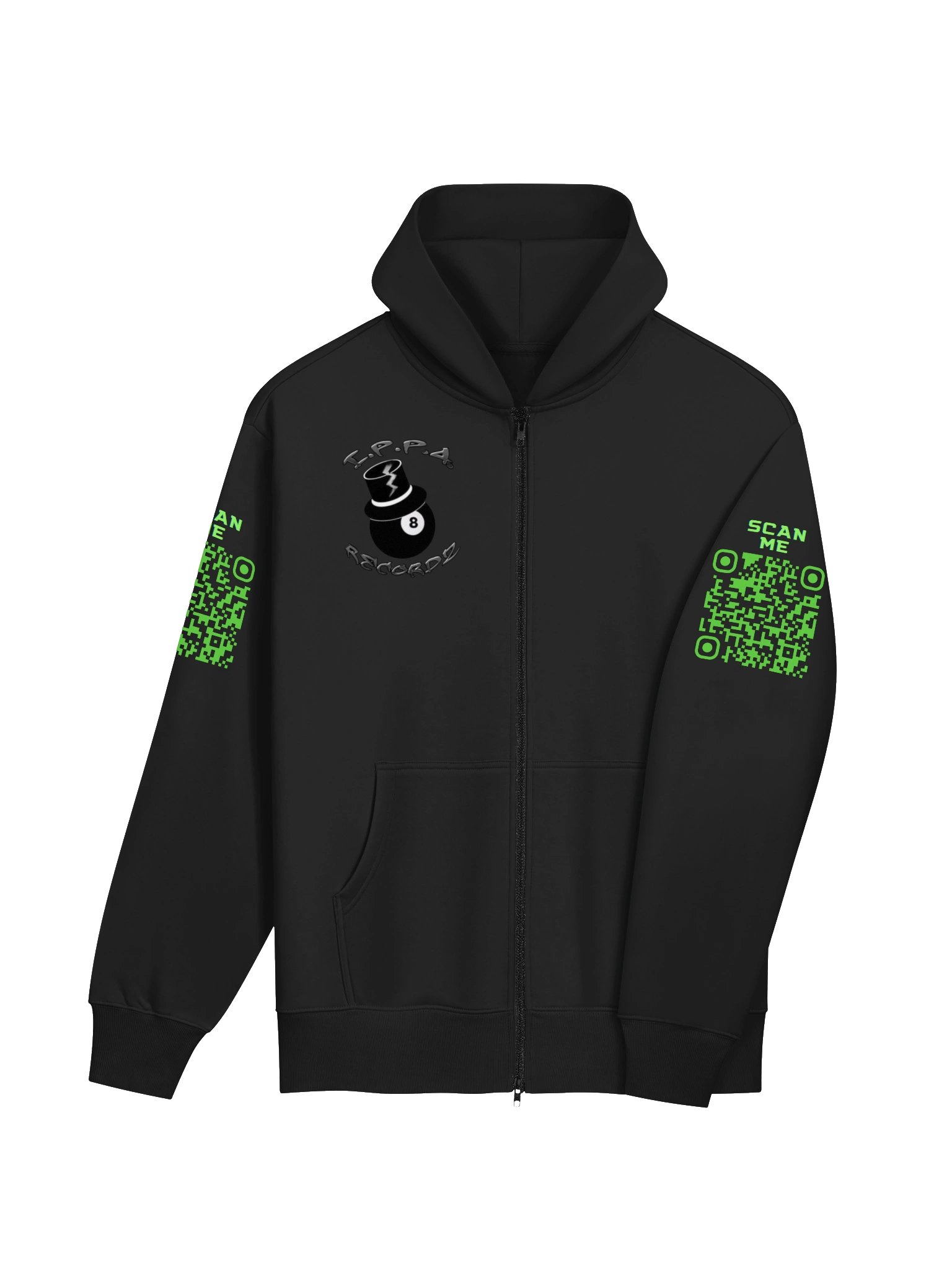 Criket Da Gift | Scan | Zip-Up Hoodie | QR Edition product image (4)