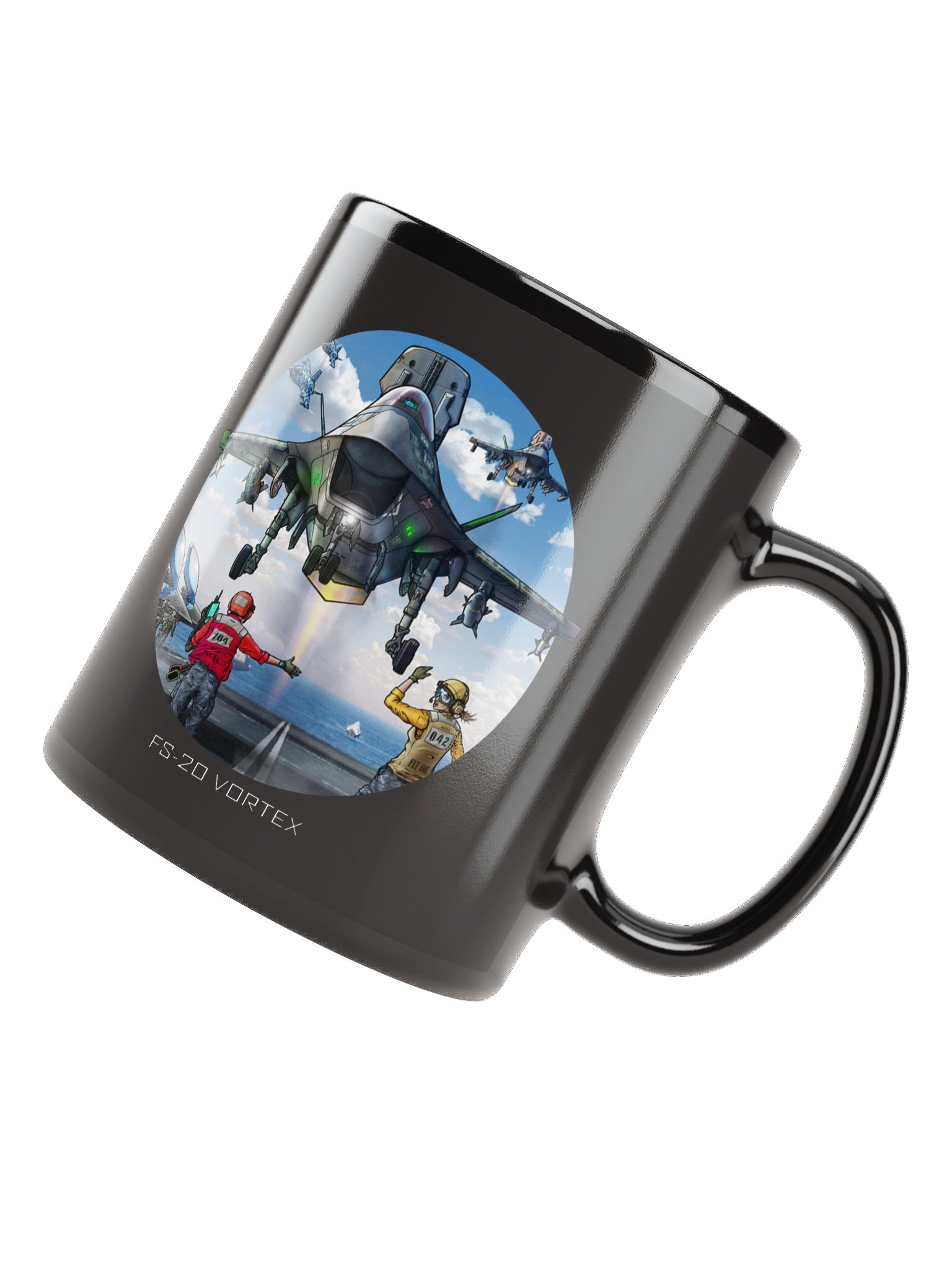 Vortex - Navy Blue Hex (Day) 11oz. Mug product image (4)