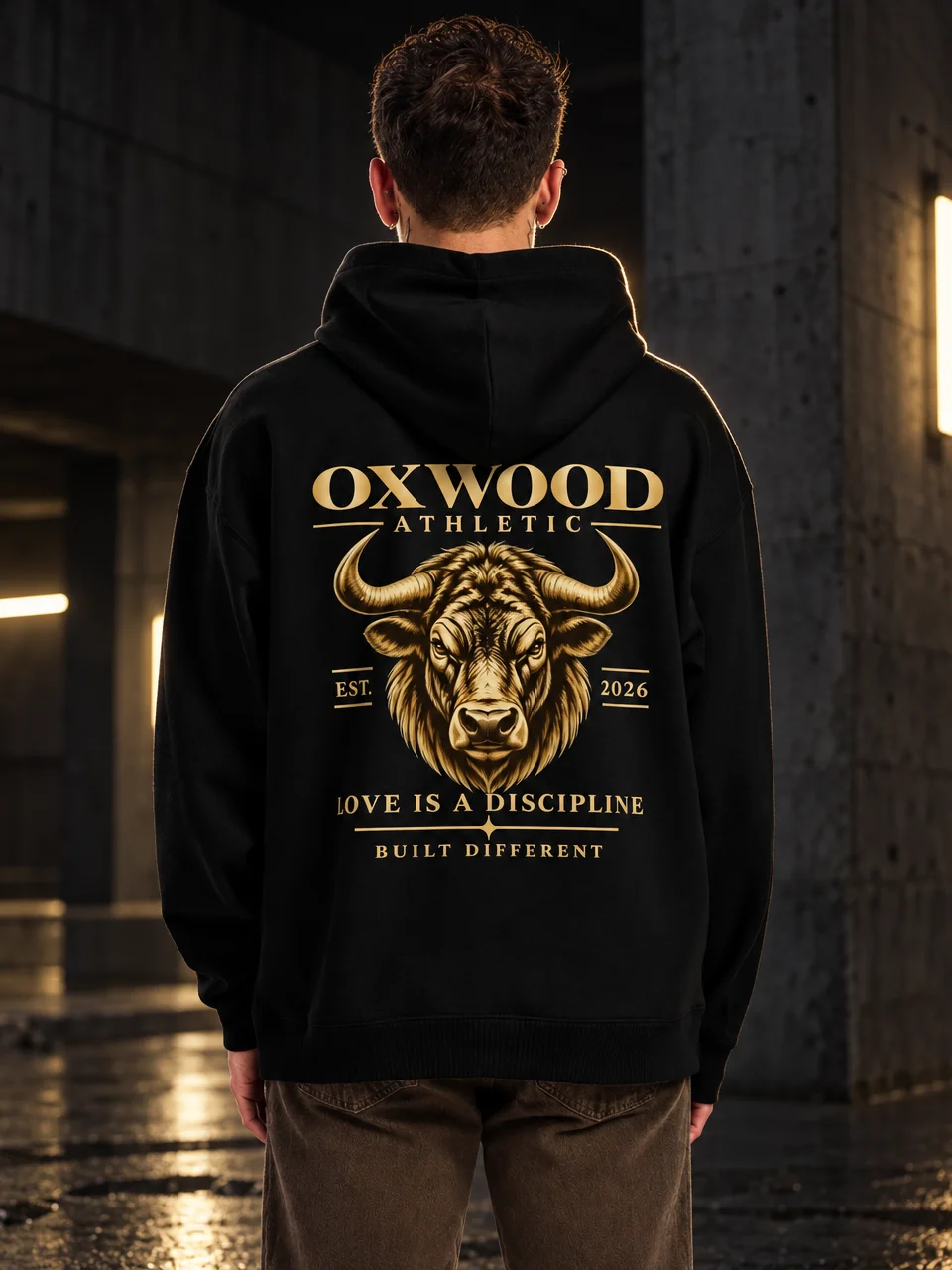 OXWOOD Athletic “Built Different” Heavyweight Hoodie product image (3)