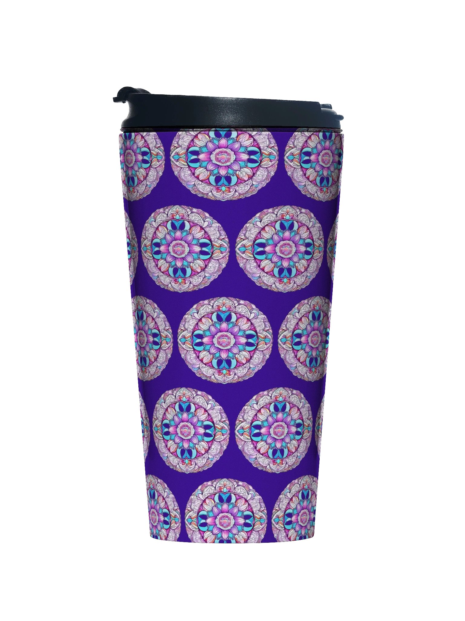 Moonlit Garden Mandala - Stainless Steel Travel Mug product image (1)