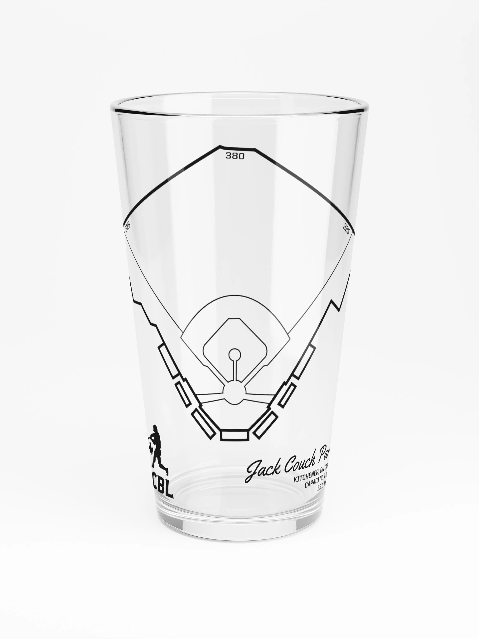 Kitchener Ballpark Pint Glass product image (3)
