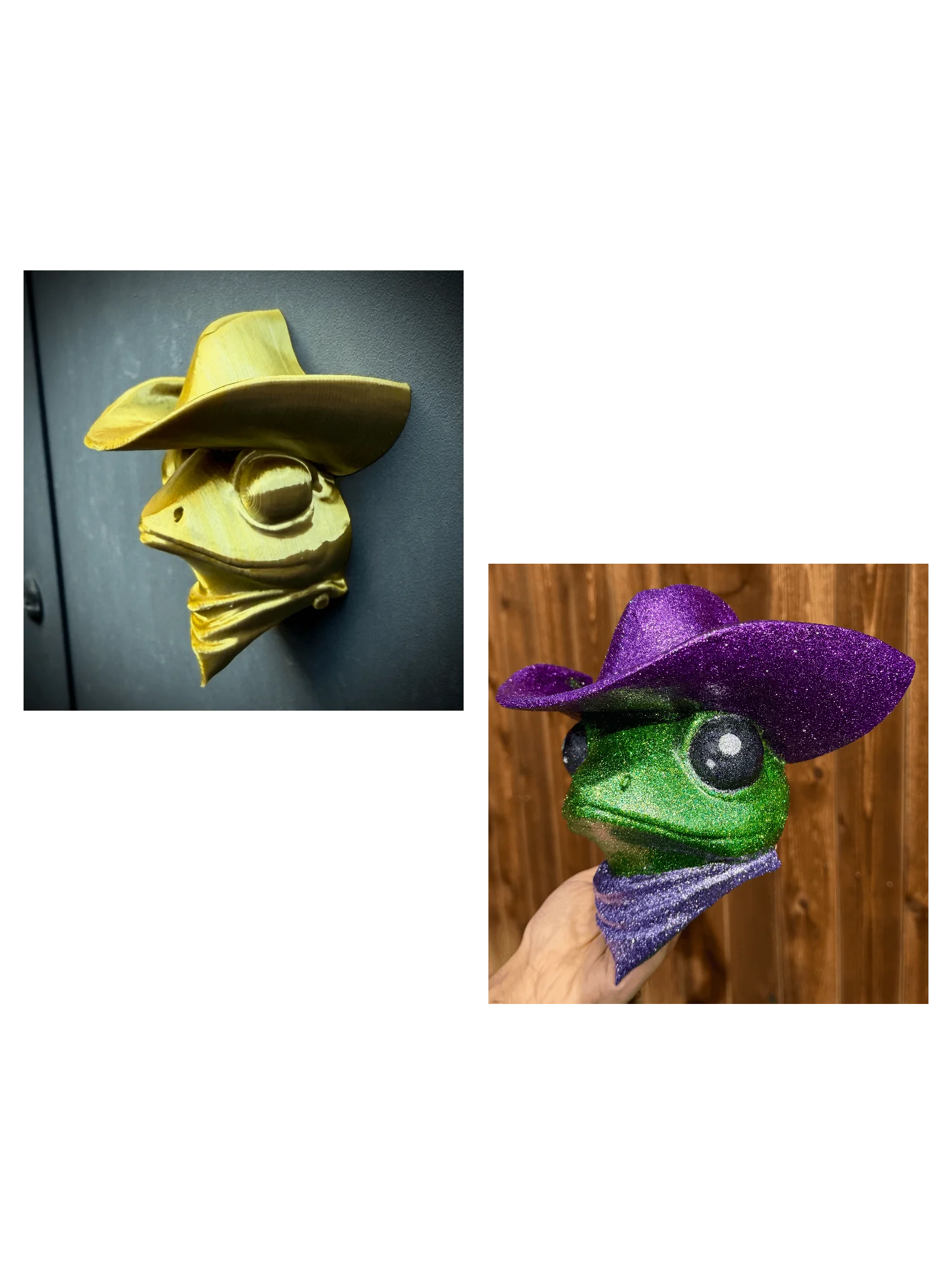 Frog Party Bundle: Wall Mount + Magnet (Gold & Silver) product image (1)