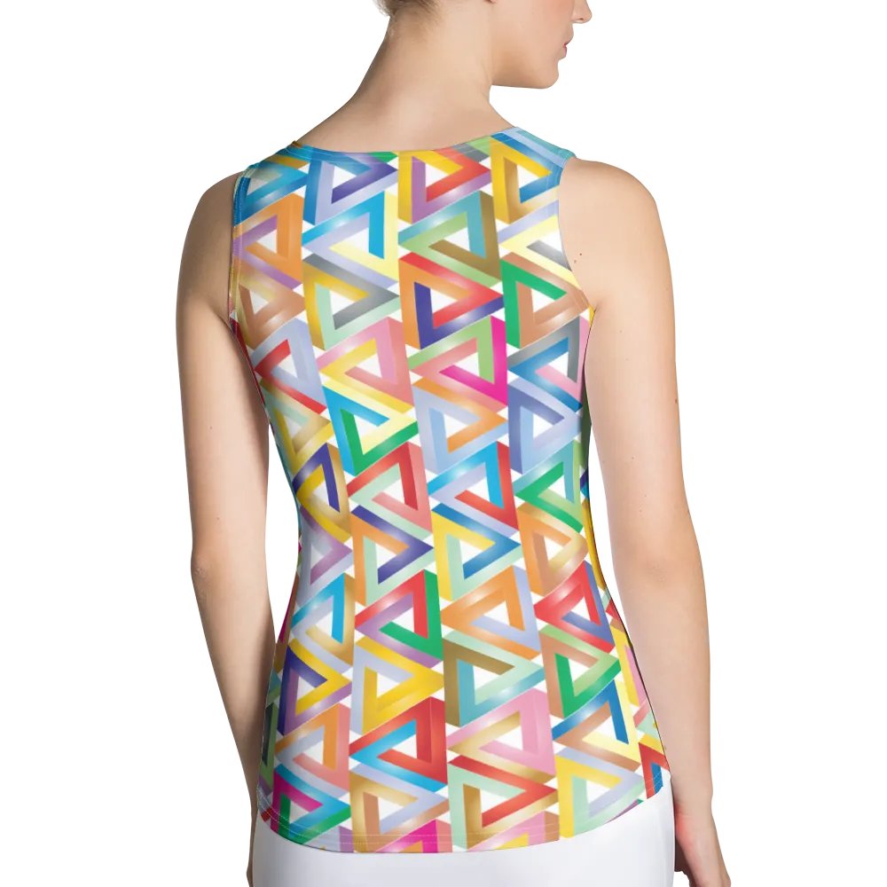 Rainbow Triangles Tank Top product image (2)