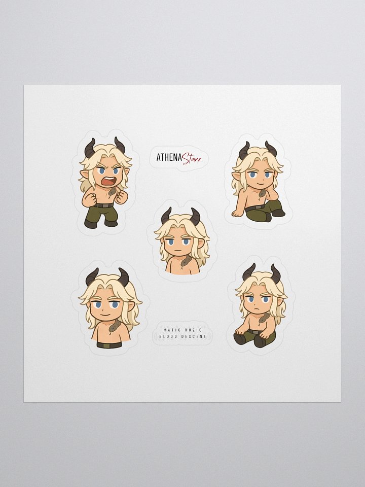Matic Rožič Sticker Set – Blood Descent product image (1)