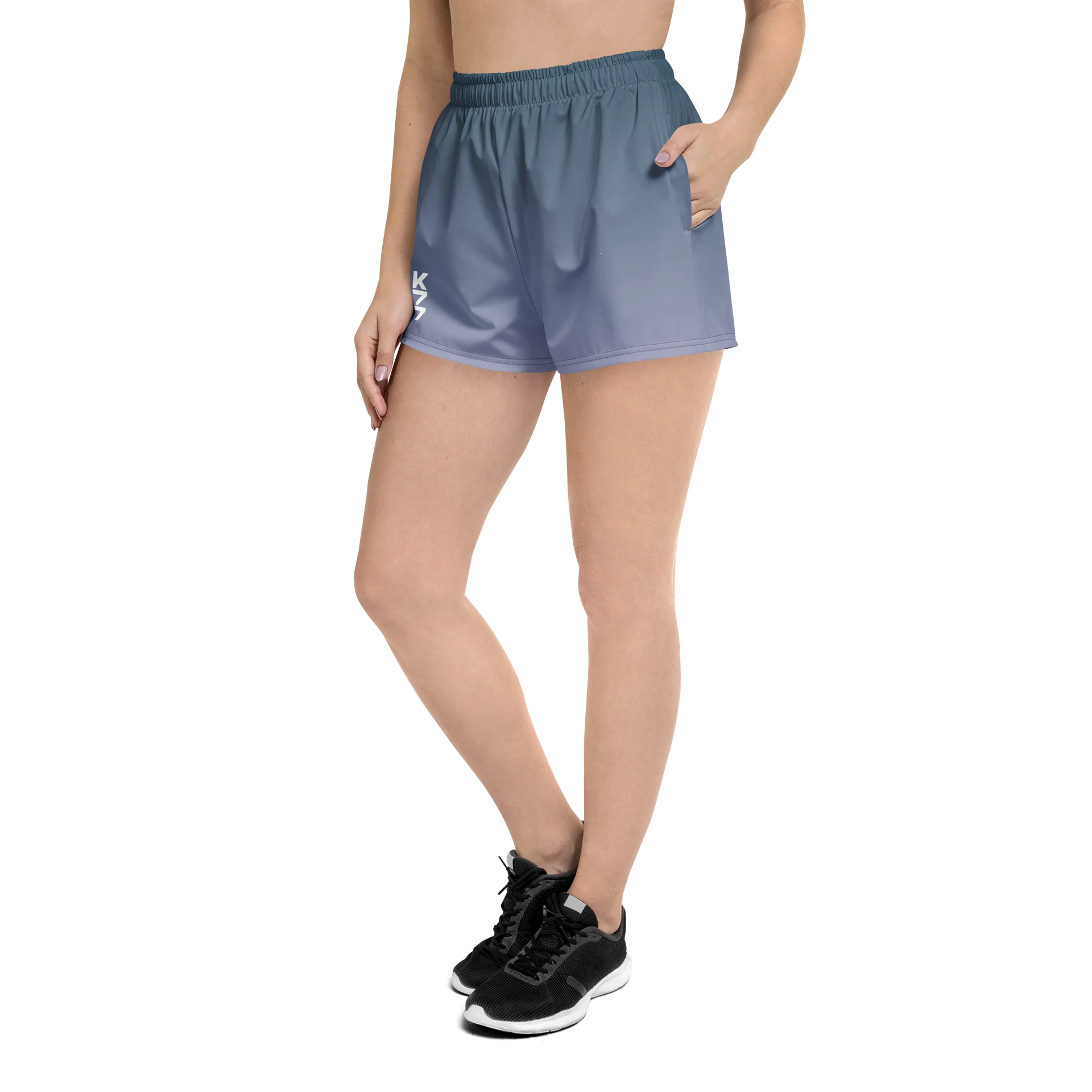 Blue-Grey Gradient Athletic Shorts product image (2)