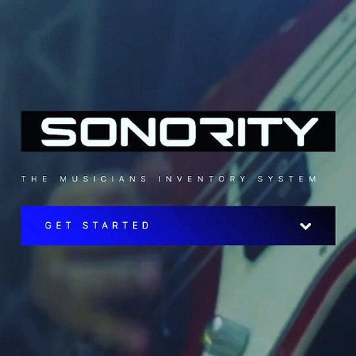 Website and app coming together. Super excited 😀 #sonority #design #app #musicians #inventory