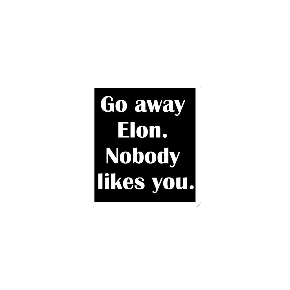 Go Away Elon Magnet product image (1)