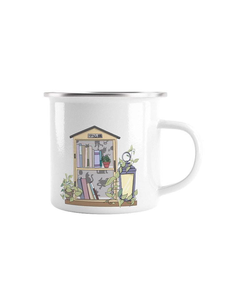 Little Free Library enamel mug product image (1)