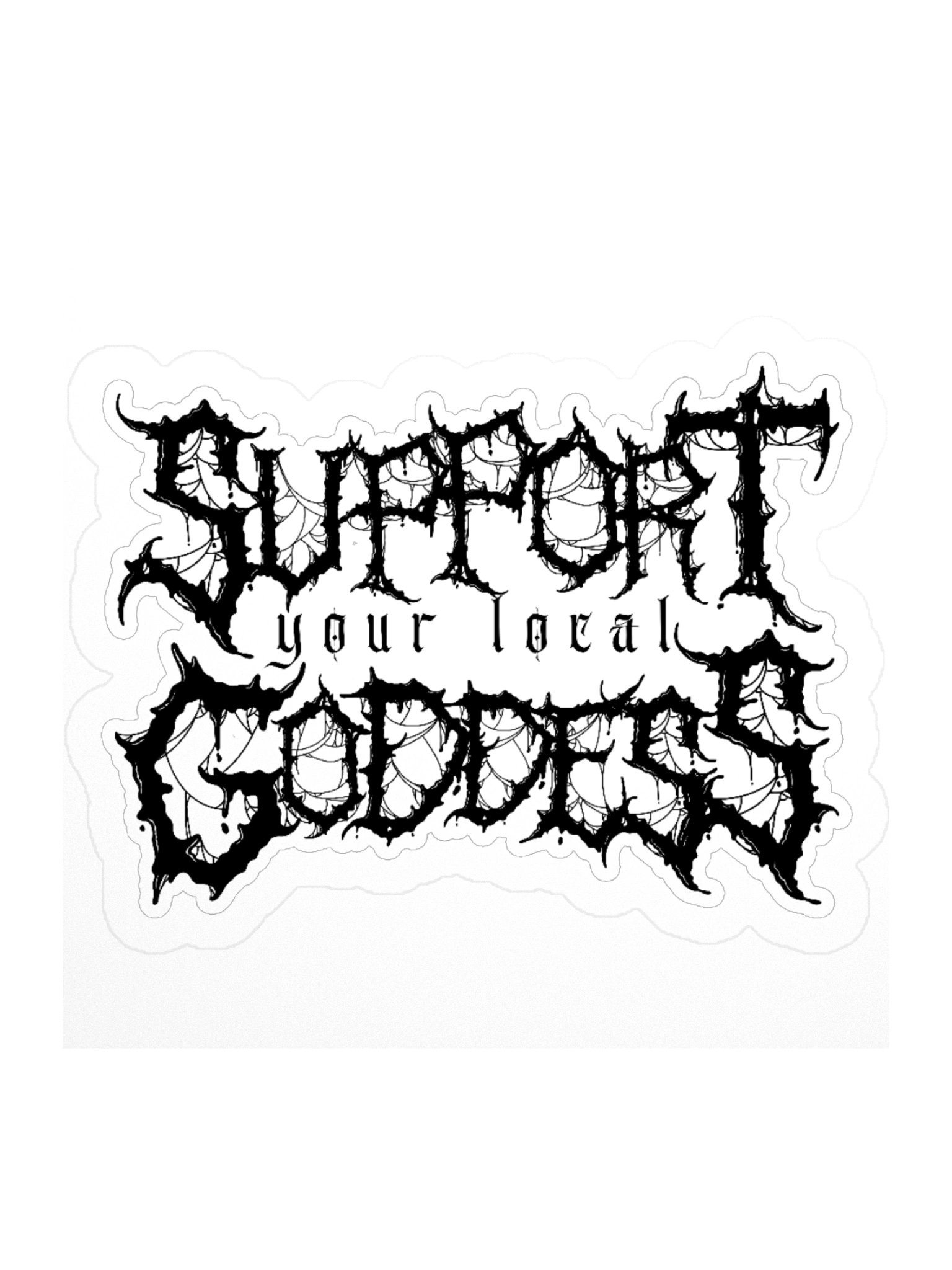 Support Your Local Goddess Sticker product image (1)