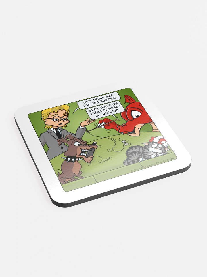 Resident Dragon Money in LOL Cats Coaster product image (2)