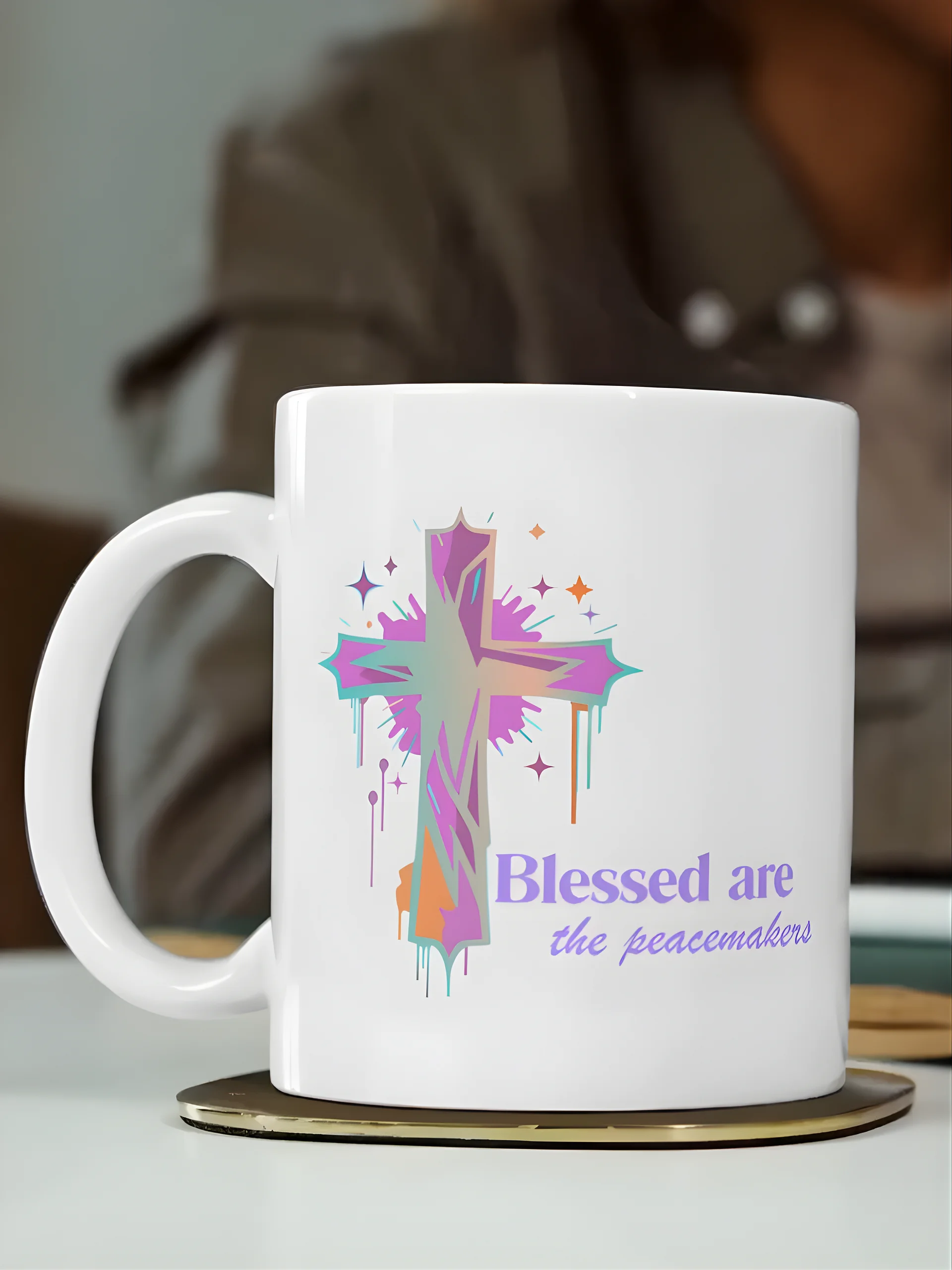 Blessed Are the Peacemakers Bible Verse Mug product image (1)