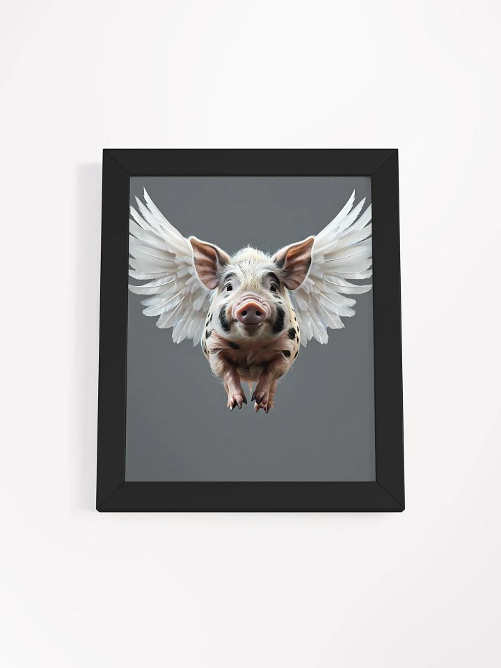 Flying Pig Framed Matte Poster product image (2)