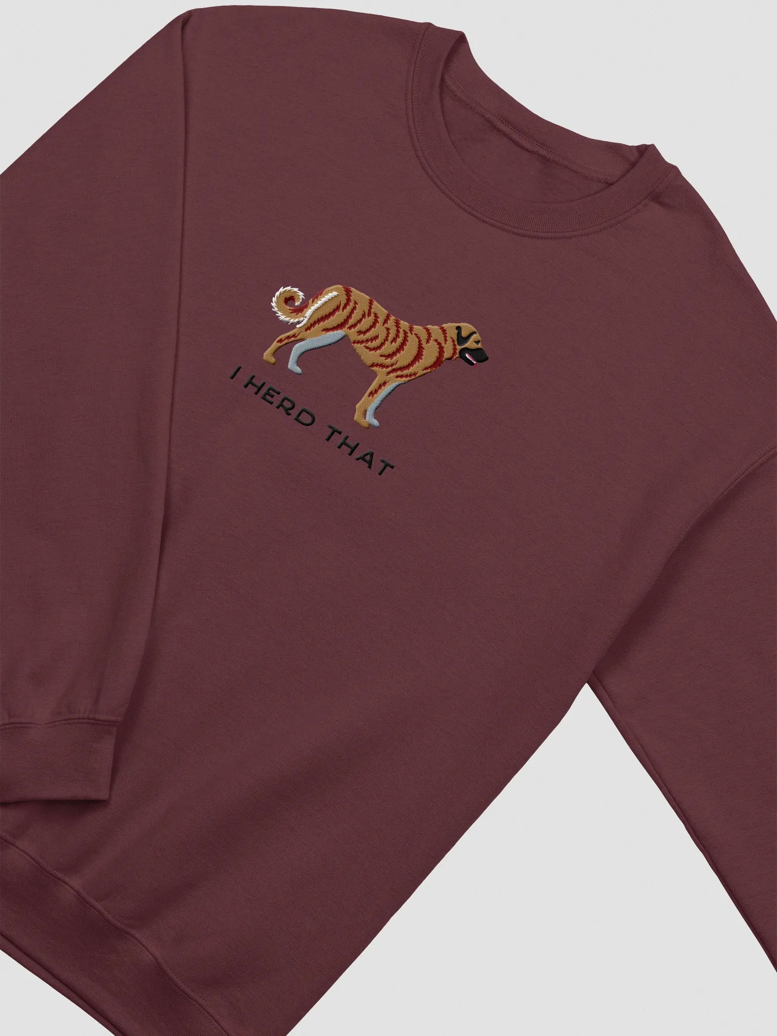 I Herd That Sweatshirt (Embroidered) of an Anatolian Shepherd Dog(Brindle) product image (6)