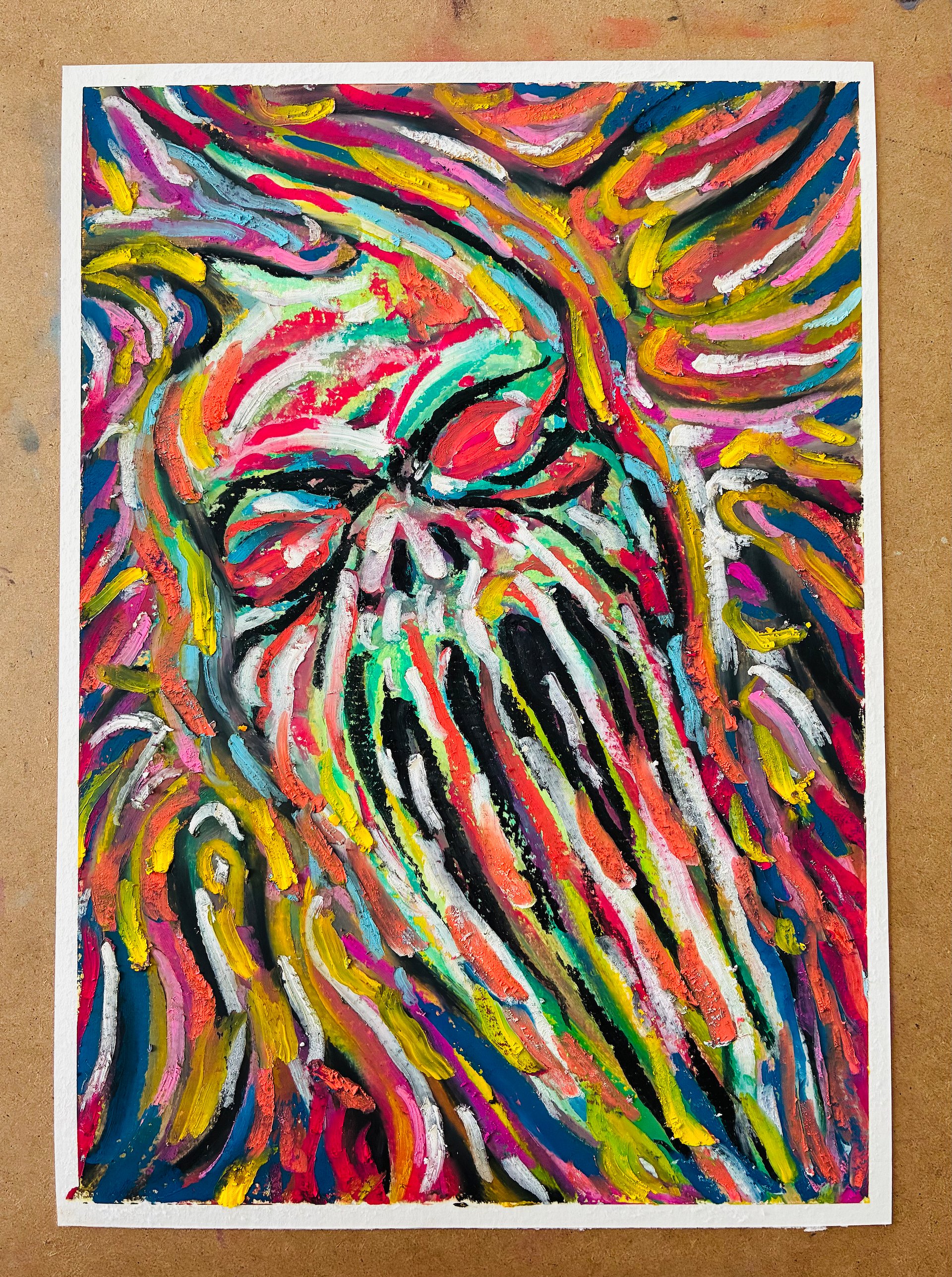 Wraith - Print of Original Oil Pastel Artwork product image (2)