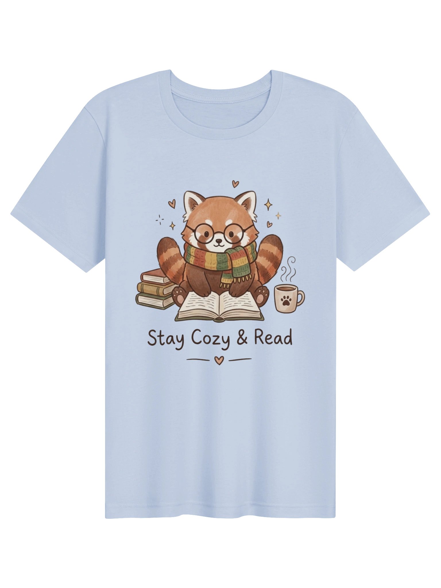 Stay Cozy & Read T-Shirt, Cute Fox Book Lover Gift product image (4)
