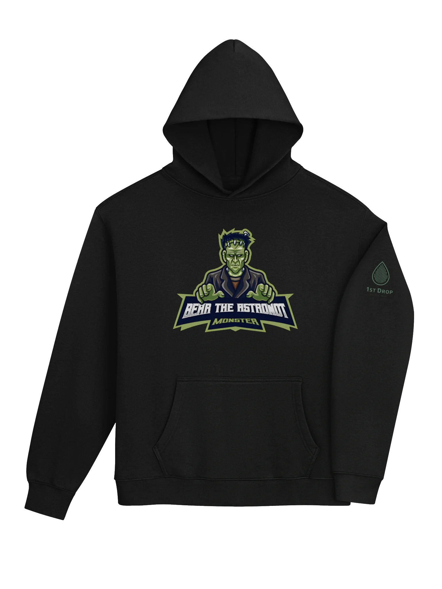 Bear the Astronot - Frankenstein Monster Unisex Hoodie