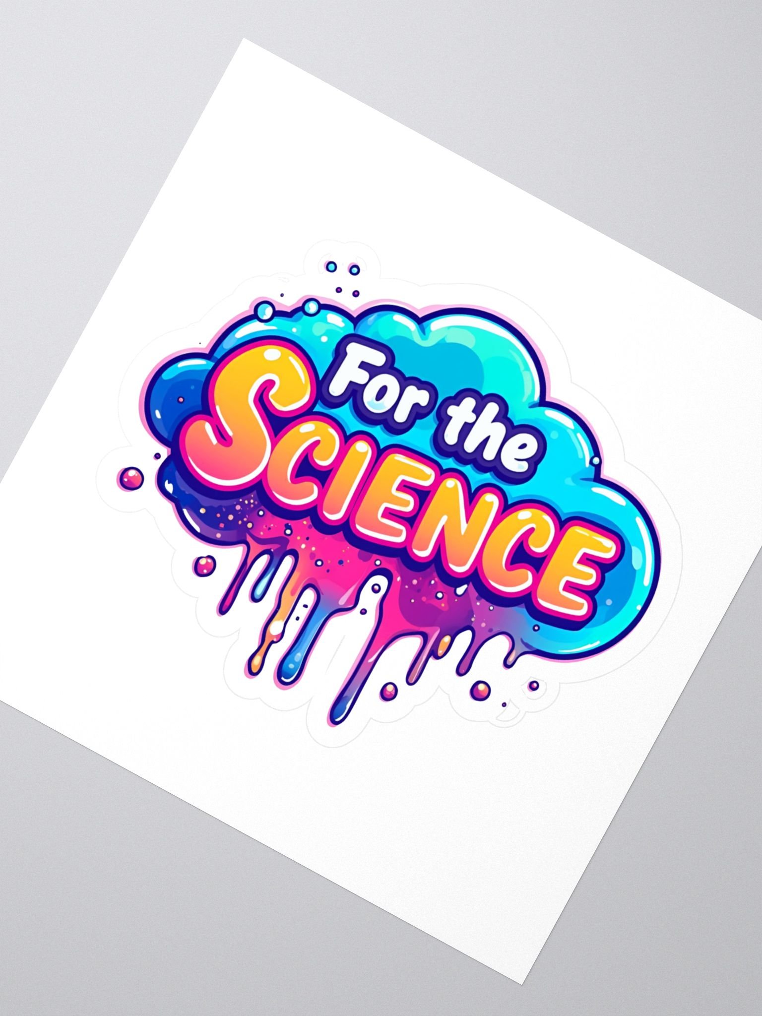 For the Science! Vinyl Stickers product image (2)
