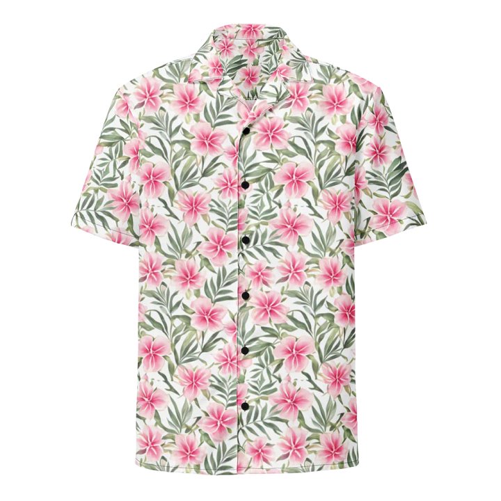 Floral Pattern Oleander Flowers Hawaiian Shirt product image (1)