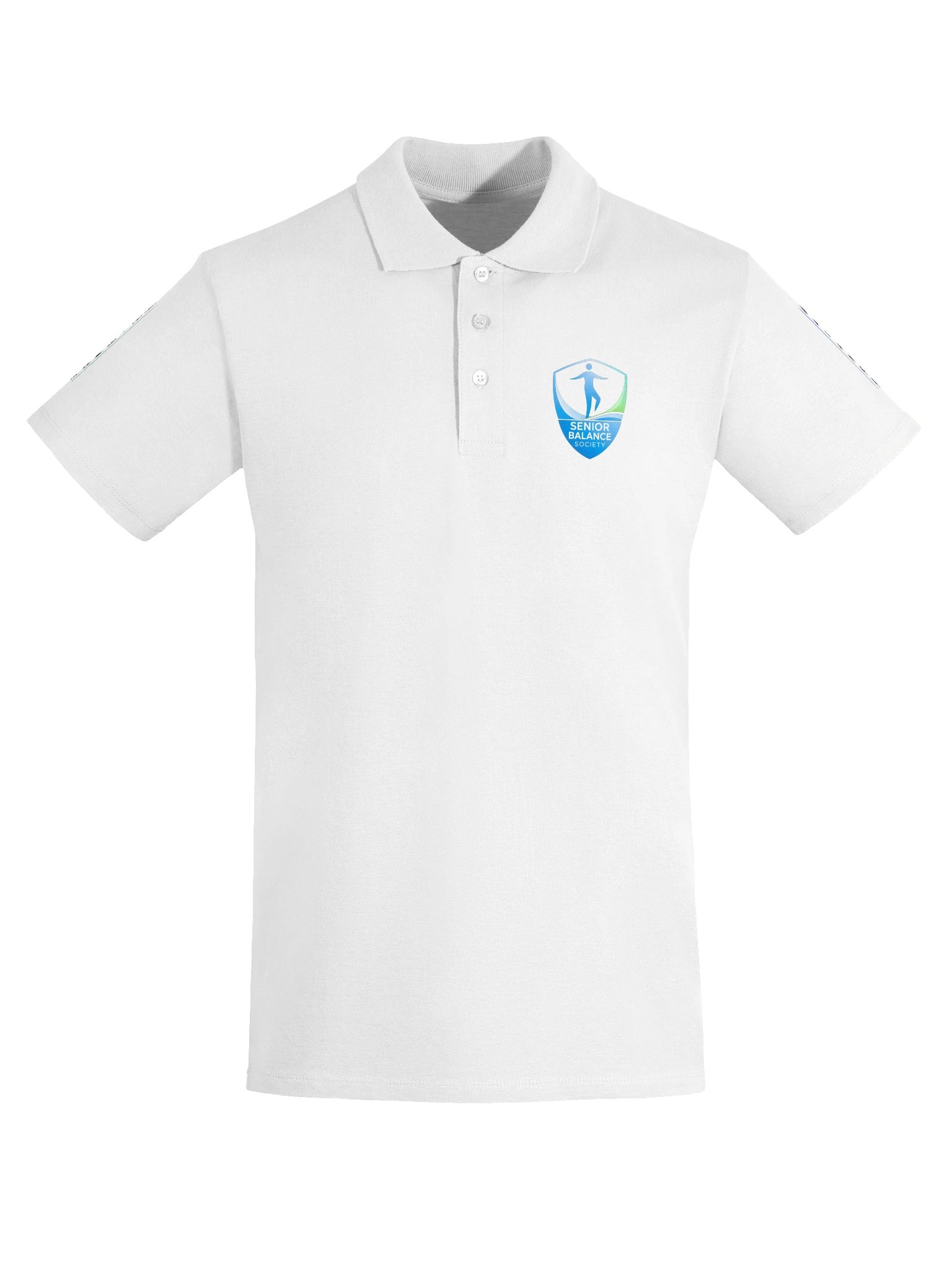 Senior Balance Society Golf Polo | White product image (5)
