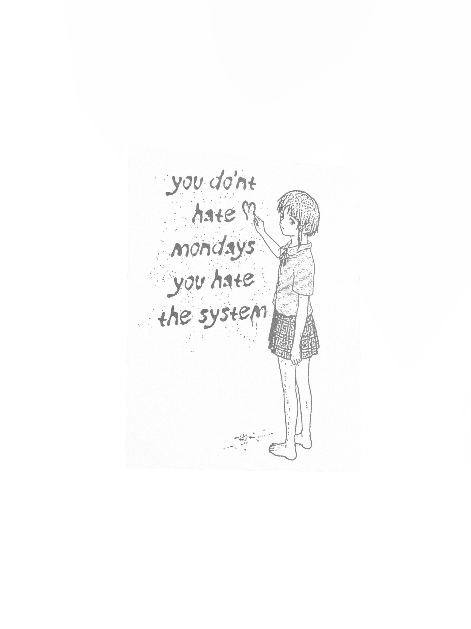 HATE THE SYSTEM ! Art Print. number 10 product image (3)