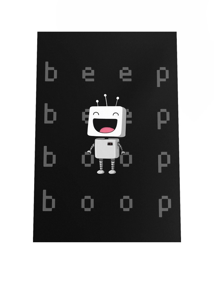beep beep boop boop - Kids Poster product image (1)