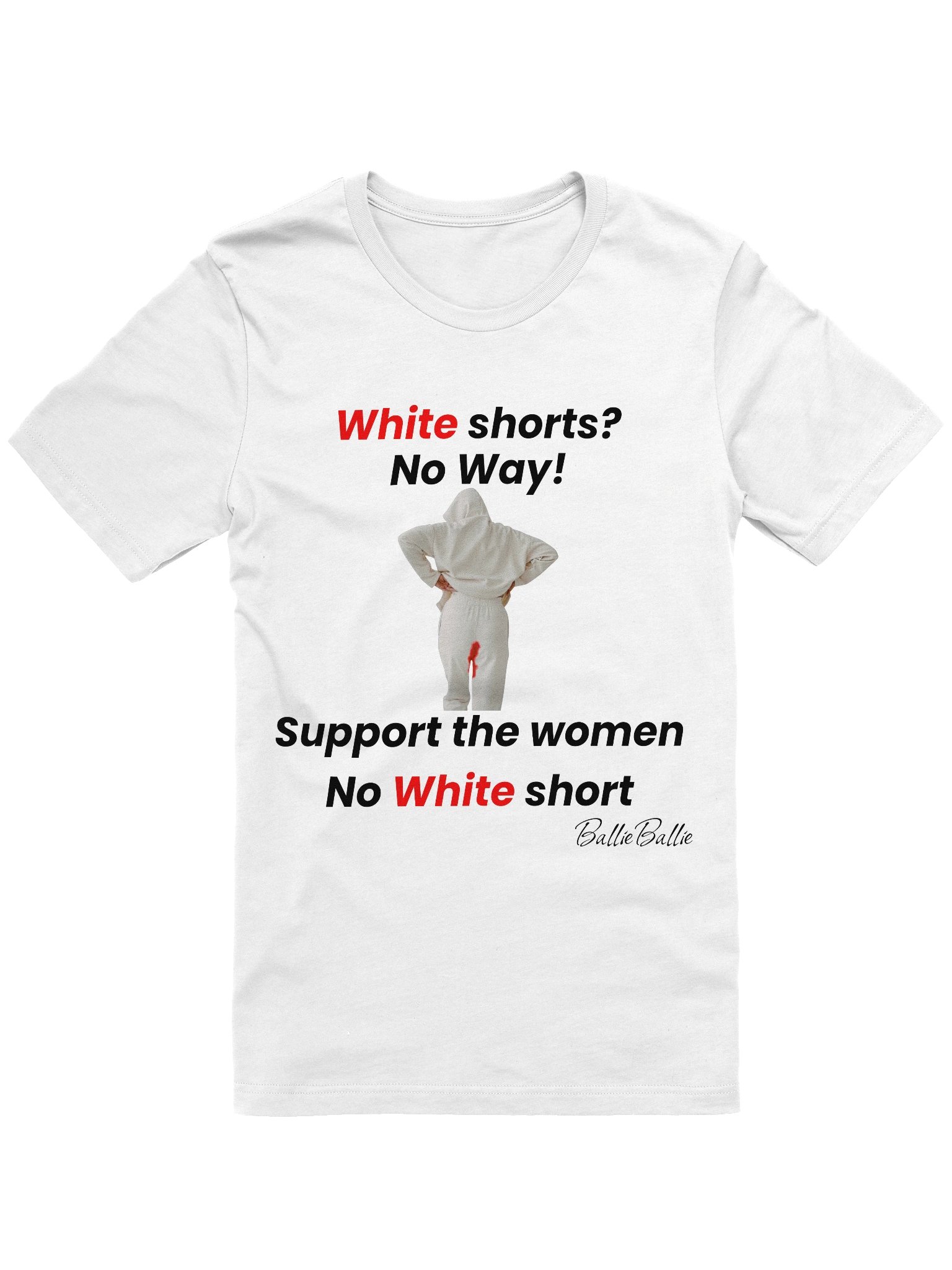 White short? No Way! Support the women No white short product image (1)