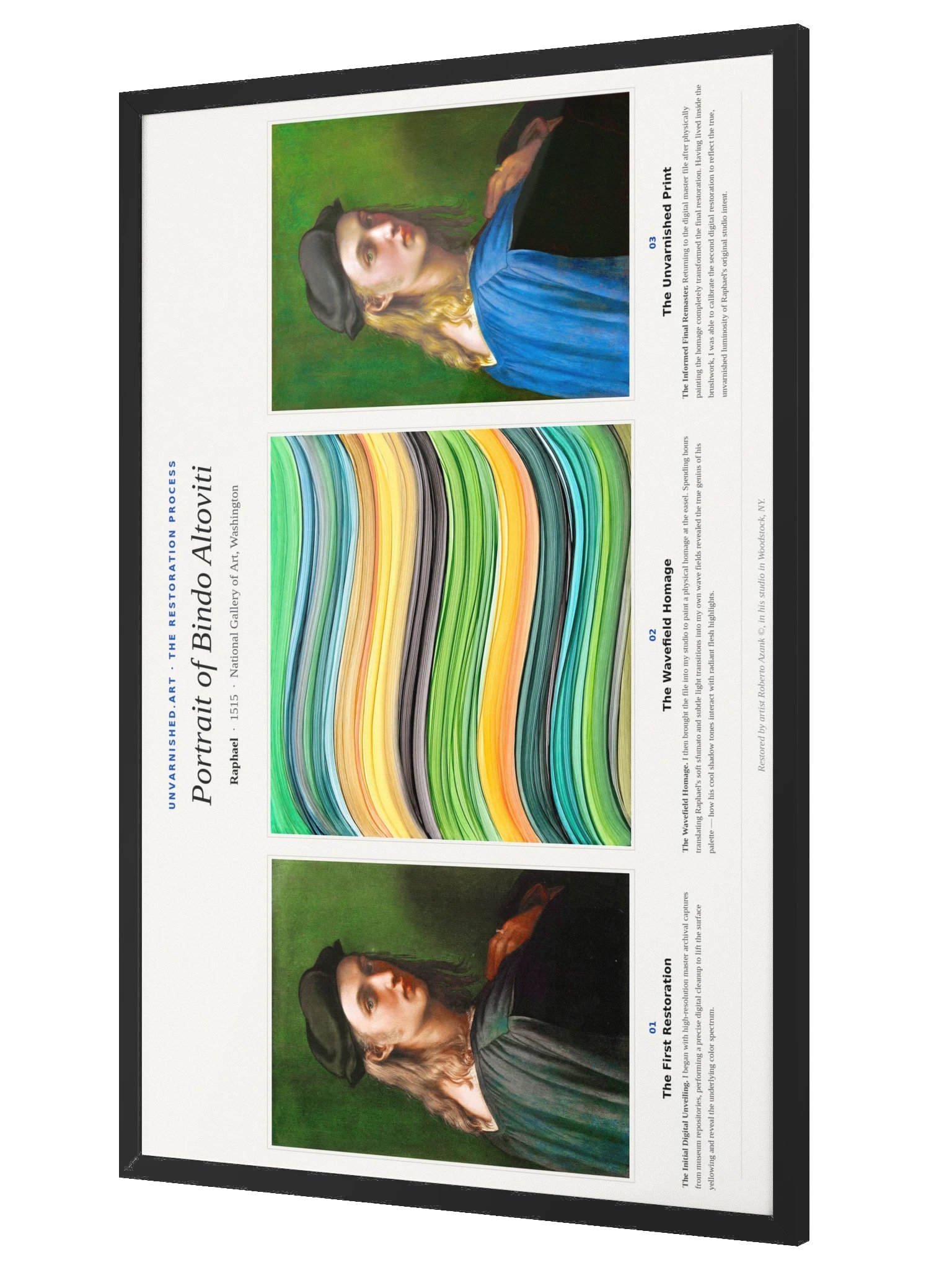 Portrait of Bindo Altoviti — Framed Process Poster product image (3)