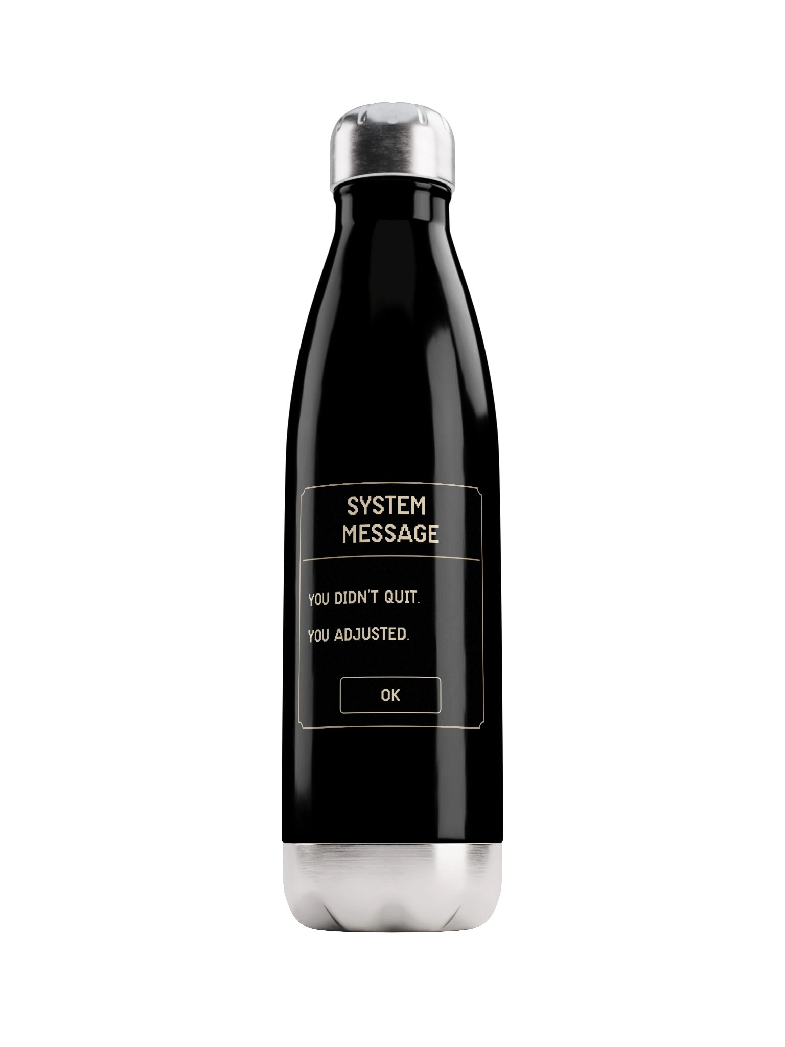 You Didn’t Quit You Adjusted Water Bottle | Chronic Illness Recovery Bottle product image (1)