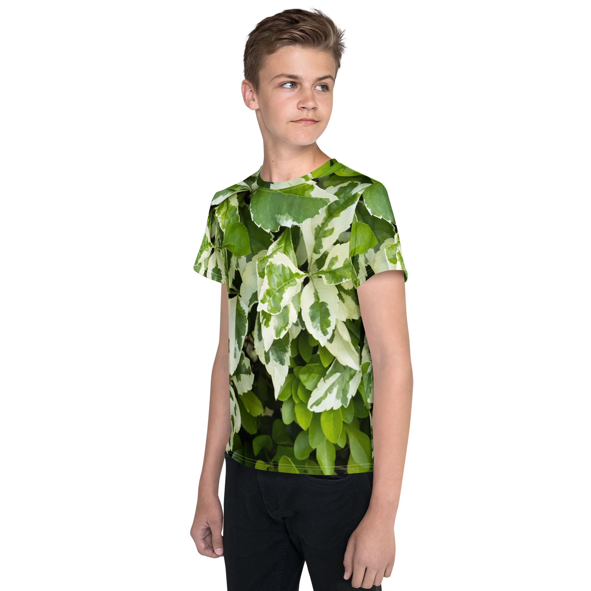 Moss & Parch All-Over Print Youth Crew Neck T-Shirt product image (3)