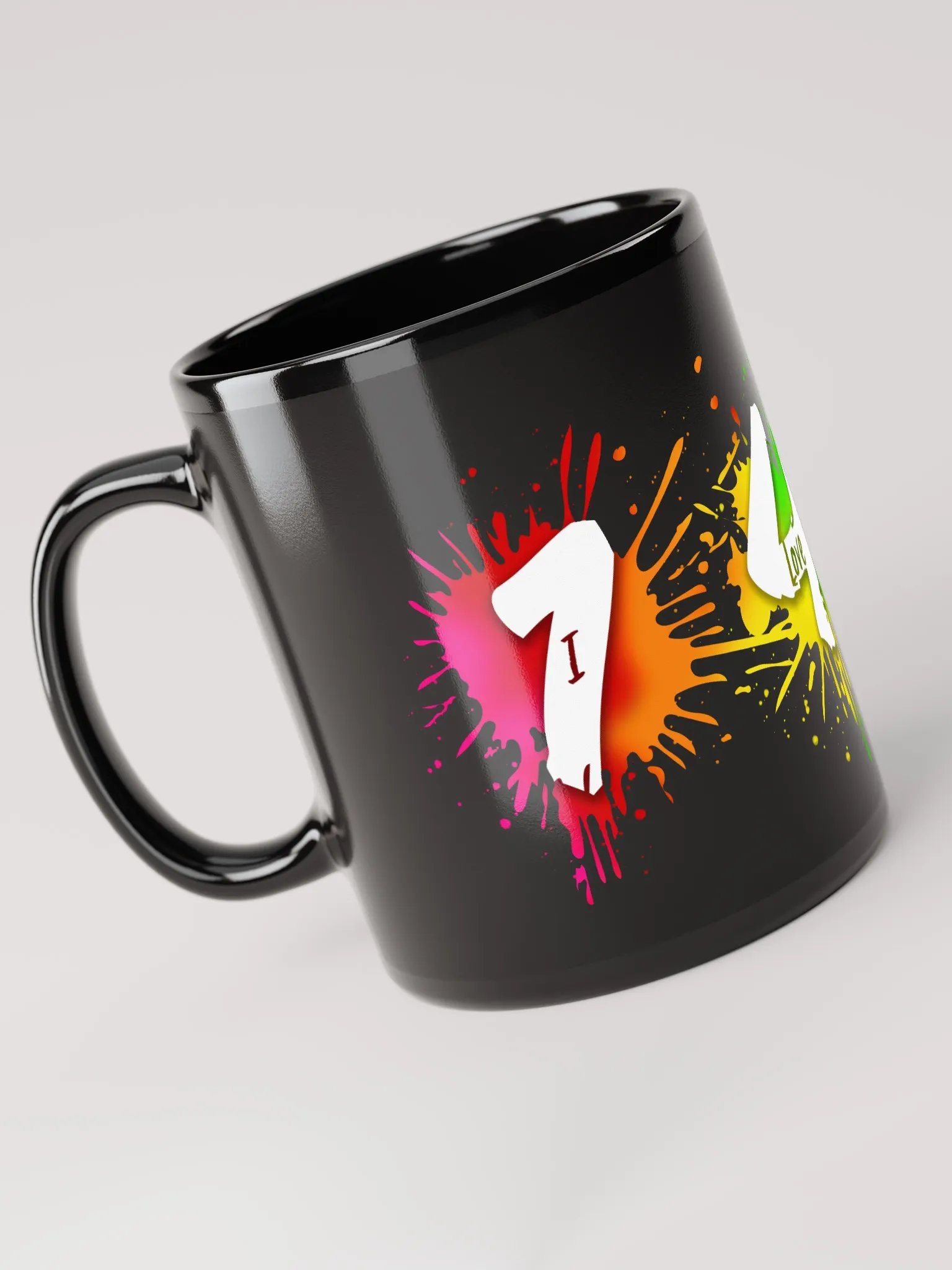 1 4 3 Black Mug product image (2)