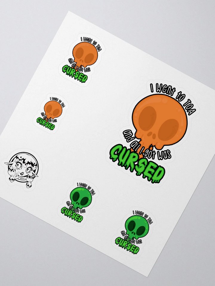 All I Got Was Cursed - Druid - Sticker Sheet product image (2)