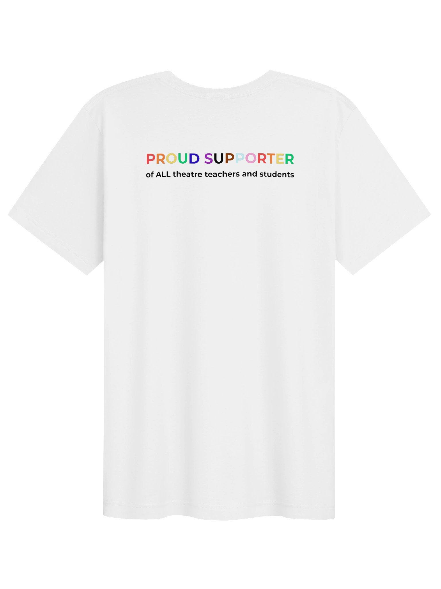 PROUD Supporter White Tee product image (2)