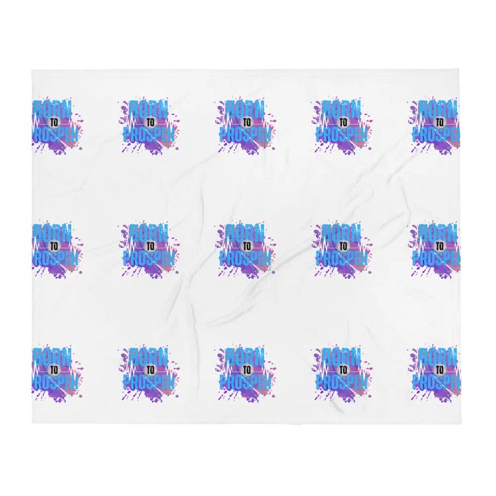 Born to Prosper Throw Blanket product image (2)