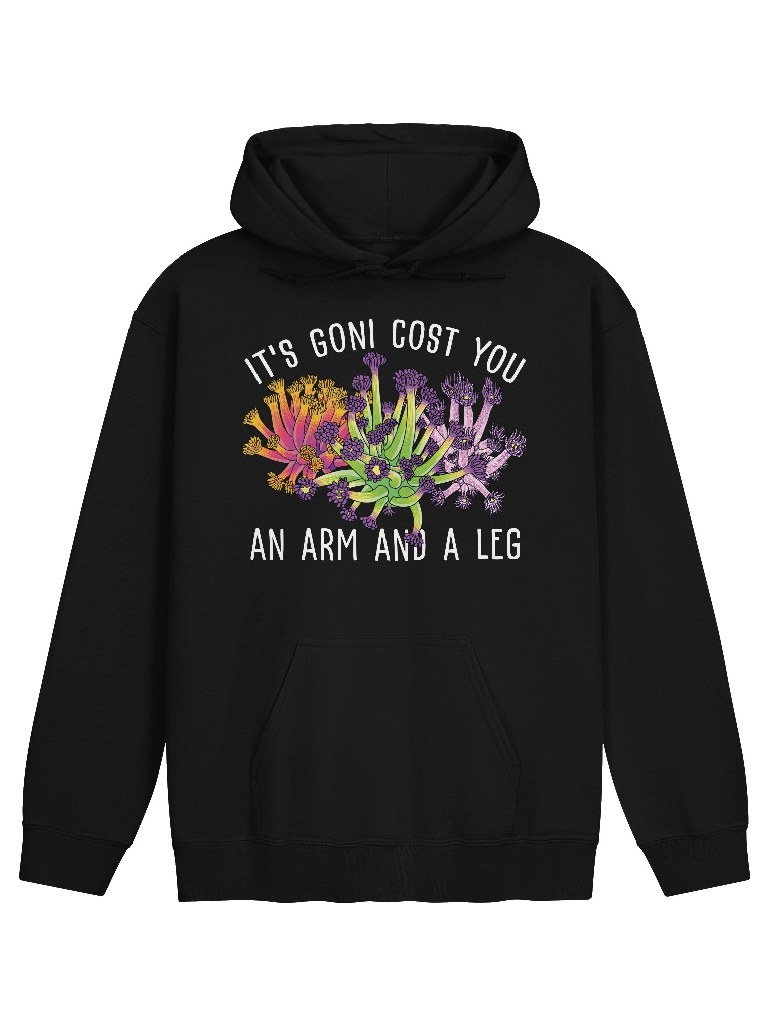 It's Goni Cost You an Arm and a Leg Goniopora Hoodie for Reef Aquarium Lovers product image (4)