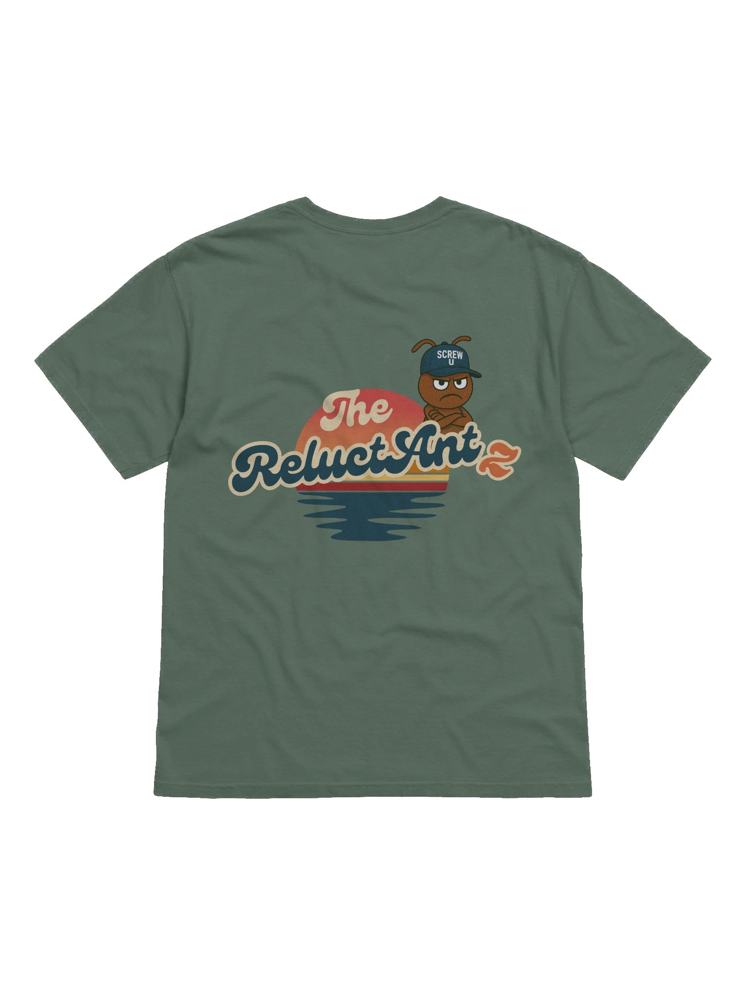 Screw U T-Shirt by The ReluctAntz – Blue Spruce product image (2)