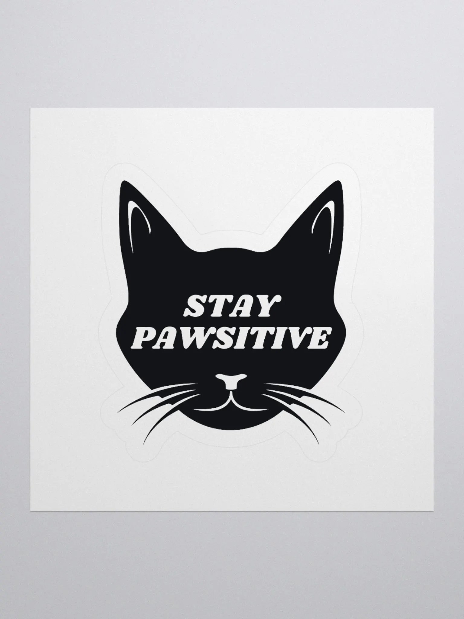 Stay Pawsitive Sticker product image (3)