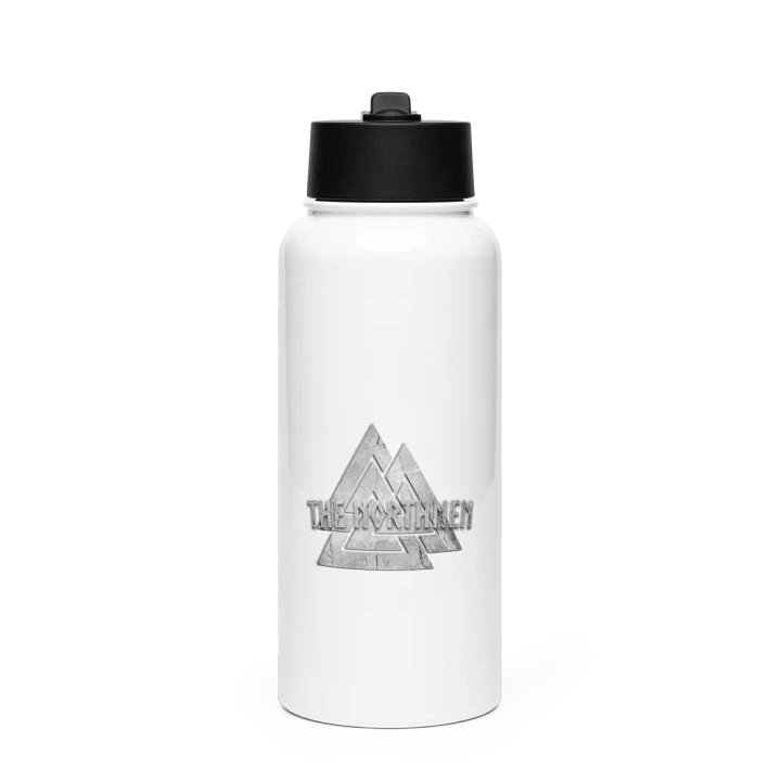 The Northmen Valknut - Grey - Bottle w/ Straw product image (1)