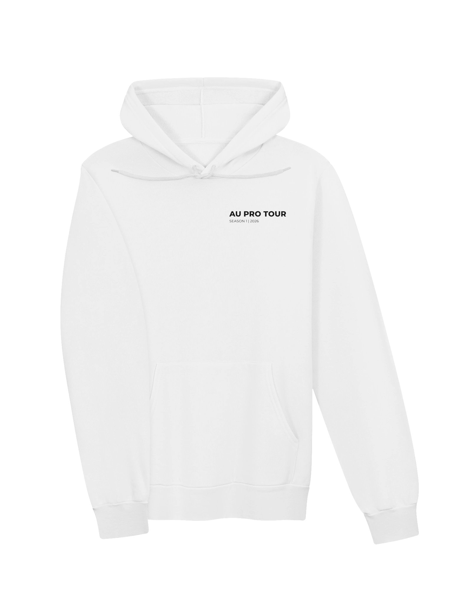 The "Circuit" White Hoodie - AU PRO TOUR 2026 product image (2)
